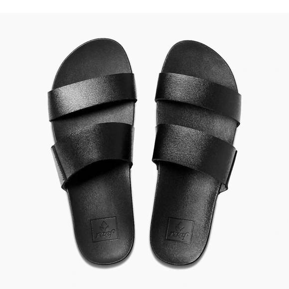 NEW REEF cushion vista slides in black - Picture 3 of 3